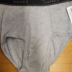 Hanes Men's Classic Gray Briefs